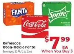 Supermercado El Rancho Coca-Cola and Fanta Refreshers offer