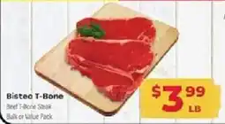 Supermercado El Rancho Bistec T-Bone offer