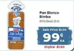 Supermercado El Rancho Pan Blanco Bimbo White Bread offer