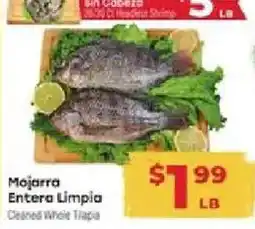 Supermercado El Rancho Mojarra Entera Limpia offer
