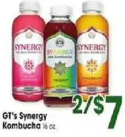 Jewel-Osco GT's Synergy Kombucha offer