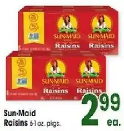 Jewel-Osco Sun-Maid Raisins offer