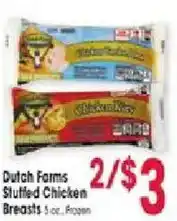 Jewel-Osco Dutch Farms Stuffed Chicken Breasts offer