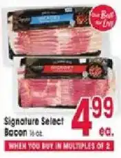 Jewel-Osco Signature Select Bacon offer