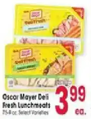 Jewel-Osco Oscar Mayer Deli Fresh Lunchmeats offer