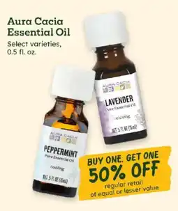 Sprouts Farmers Market Aura Cacia Essential Oil offer
