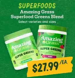 Sprouts Farmers Market Amazing Grass Superfood Greens Blend offer