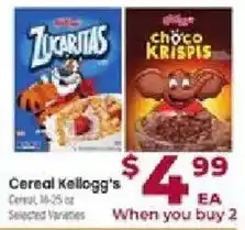 Cardenas Kellogg's cereal offer