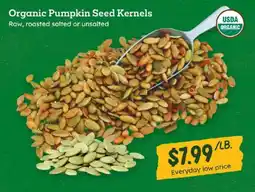 Sprouts Farmers Market Organic Pumpkin Seed Kernels offer