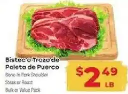 Supermercado El Rancho Bistec o Trozo de Paleta de Puerco offer