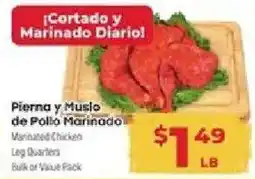 Supermercado El Rancho Marinated Chicken Leg Quarters offer