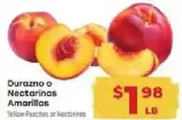 Supermercado El Rancho Yellow Peaches or Nectarines offer