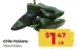 Supermercado El Rancho Chile Poblano Poblano Peppers offer