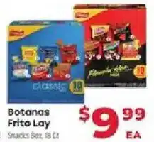 Supermercado El Rancho Botanas Frito Lay Snacks Box offer