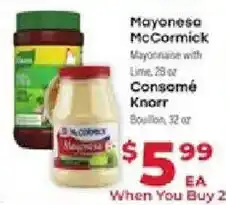 Supermercado El Rancho Mayonesa McCormick offer
