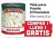 Supermercado El Rancho El Mexicano white hominy offer