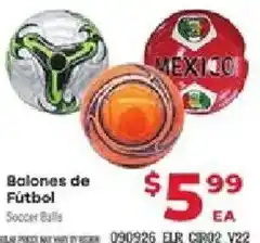 Supermercado El Rancho Soccer Balls offer