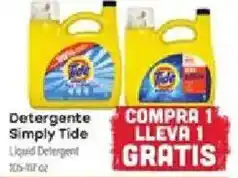 Supermercado El Rancho Simply Tide liquid detergent offer