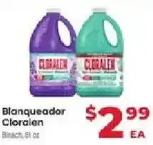Supermercado El Rancho Cloralen bleach offer