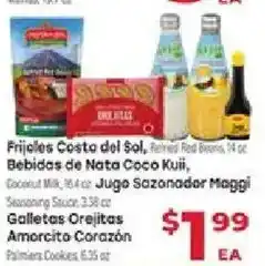 Supermercado El Rancho Frijoles Costa Del Sol, Bebidas De Nata Coco Kui, Galletas Crejitas Amorcito Corazon offer