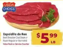 Cardenas Usda choice espaldilla de res offer