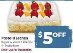 Cardenas Pastel 3 Leches offer