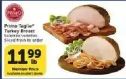 Vons Primo Taglio Turkey Breast offer