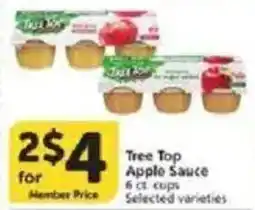 Vons Tree Top Apple Sauce offer