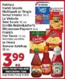 Vons Nabisco Hardi Snacks Multipack offer