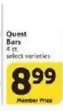 Vons Quest Bars offer