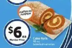 Vons Cake Rolls offer