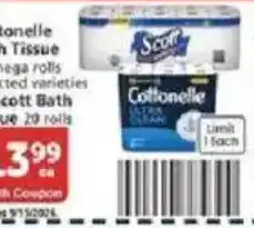 Vons Scott Bath Tissue offer