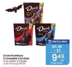 Albertsons Dove Promises Chocolate Candies offer