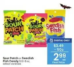 Albertsons Sour Patch or Swedish Fish Candy offer