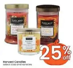 Albertsons Tuscany Harvest Candles offer