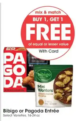 Smith's Bibigo or Pagoda Entrée offer