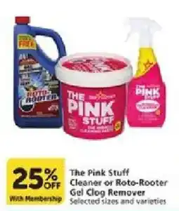 Vons The Pink Stuff Cleaner or Roto-Rooter Gel Clog Remover offer