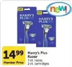 Vons Harry's Plus Razor offer
