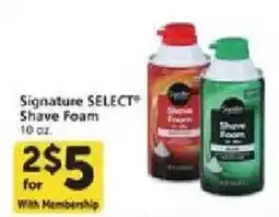 Vons Signature SELECT Shave Foam offer