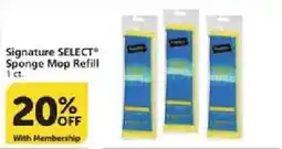 Vons Signature Select Sponge Mop Refill offer