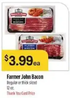 Bashas' Farmer John Bacon offer