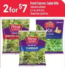 Bashas' Fresh Express salad kits offer