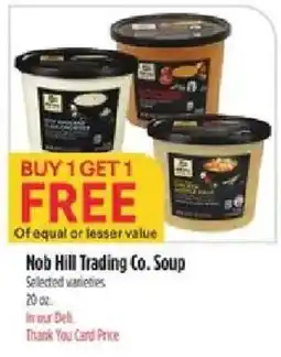 Bashas' Nob Hill Trading Co. Soup offer