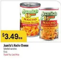 Bashas' Juanita's Nacho Cheese offer