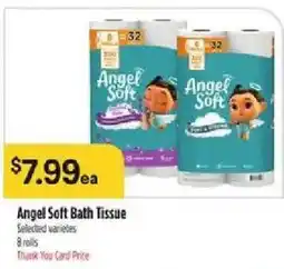 Bashas' Angel Soft Bath Tissue offer