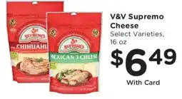 Smith's V&V Supremo Cheese offer