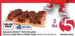 Safeway Signature SELECT Pork Shoulder offer