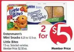 Safeway Entenmann's Mini Snacks offer