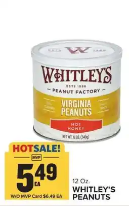 Food Lion WHITLEY’S PEANUTS offer