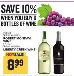 Food Lion Robert Mondavi wine offer